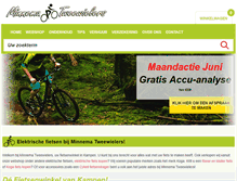 Tablet Screenshot of minnema-tweewielers.nl